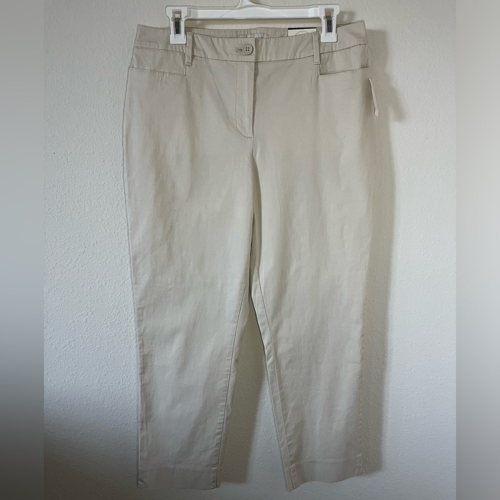NWT Talbots crop pants, Size 10
